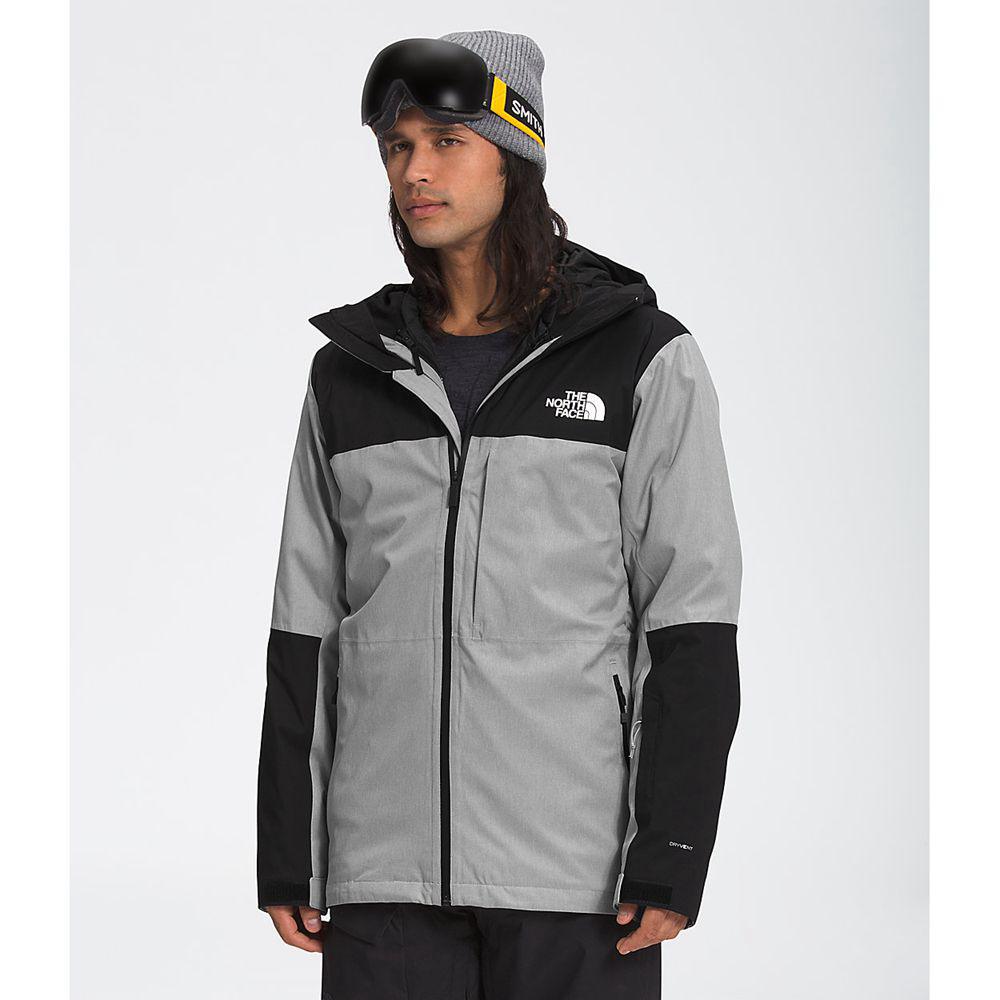 The North Face Thermoball™ Eco Snow Triclimate® Ανδρικα Μπουφάν 3 Σε 1 - Γκρι / Μαυρα (RCIW39452)